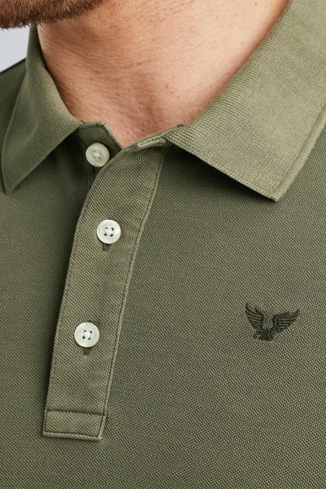 PME legend short sleeve polo pique garment dy